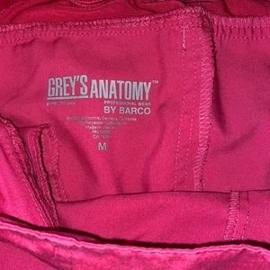 Medium Greys Anatomy Hot Pink Scrubs